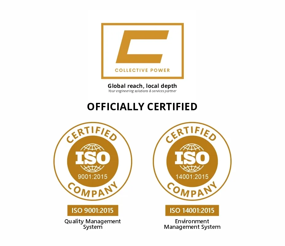 Collective Power Attains ISO 9001:2015 and ISO 14001:2015 Certifications